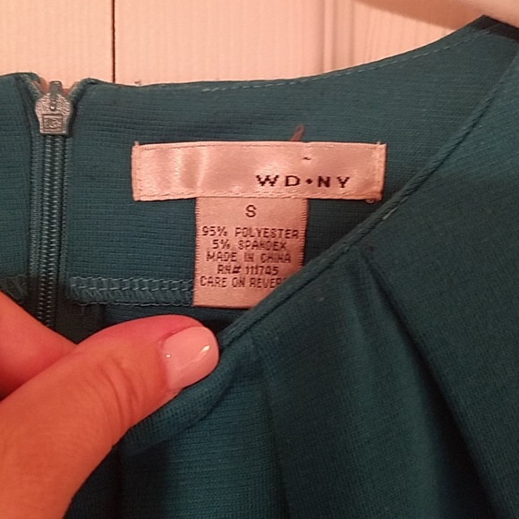 4 for $25! WD.NY Teal Top with back zipper - Picture 2 of 6